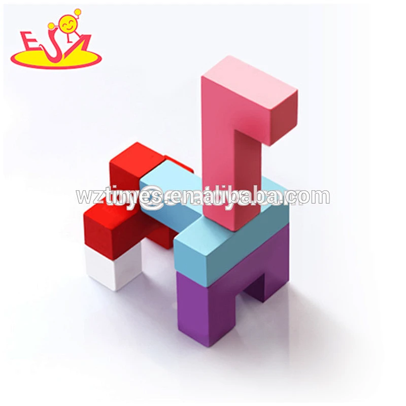2018 Wholesale wooden shape-recognition puzzle kids animals jigsaw puzzle with best price W14A184