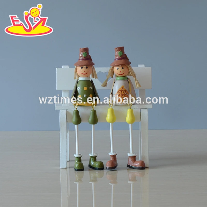 2018 New design wooden cheap mini doll children wooden cheap mini doll baby wooden cheap mini doll W02A150