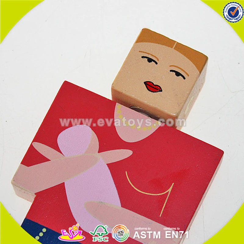 wholesale kids wooden puppet cheap baby wooden puppet best sale children wooden puppet W06D061