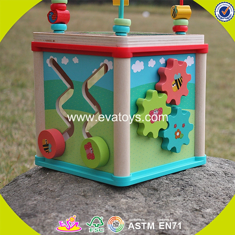 2018 New design wooden beads box educational wooden beads box unique wooden beads box W11B133