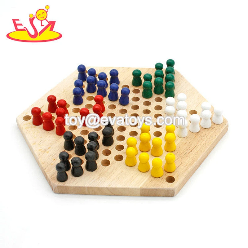 wholesale baby wooden checkers popular kids wooden checkers interesting children wooden toy checkers W11A034