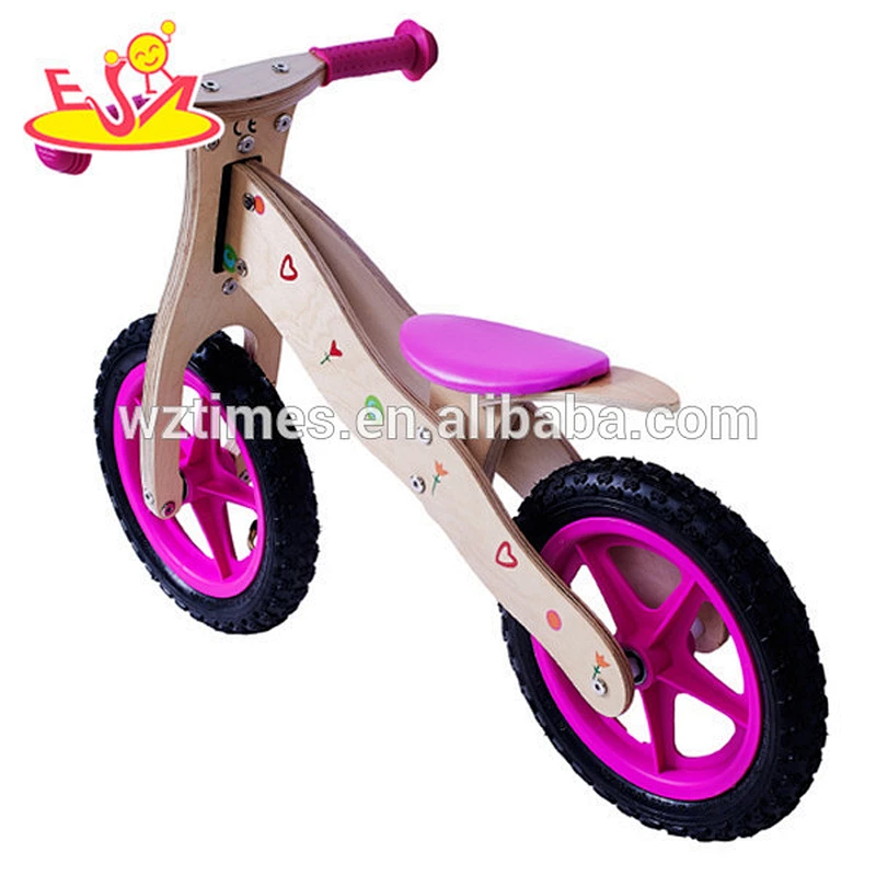 Wholesale most popular wooden indoor balance bike for kids quickly learn to ride W16C093