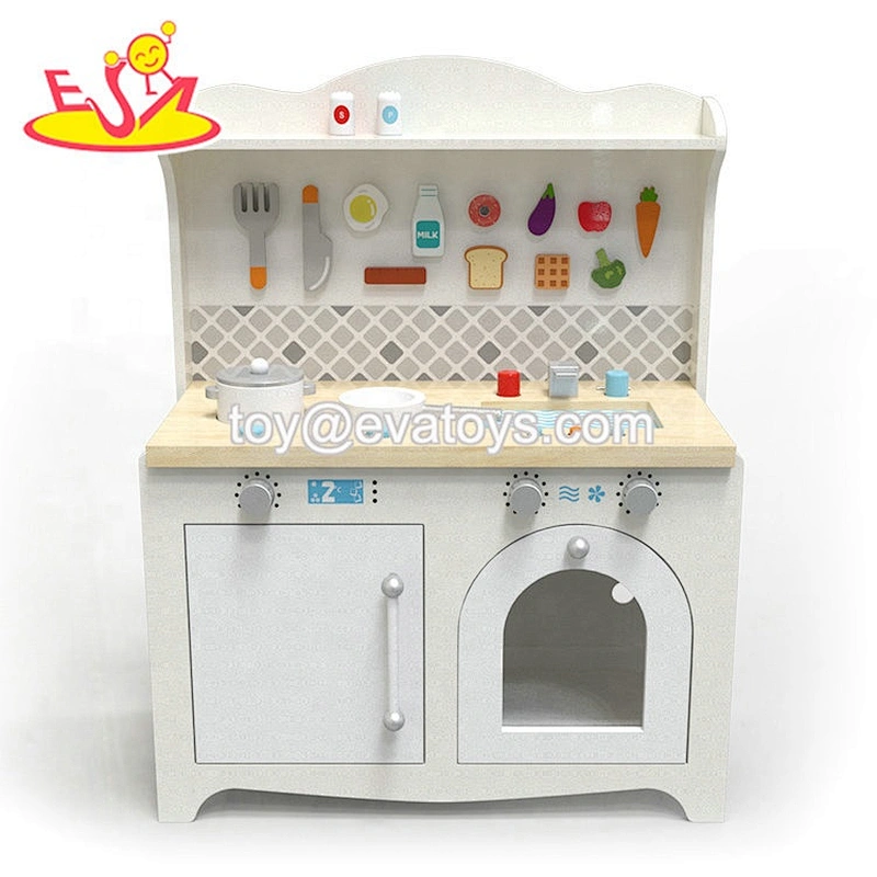 2018 Simply toys kitchen juego de cocina de madera juego de simulación cocina para niños W10C370