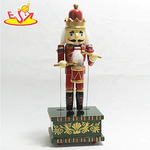 Wholesale wooden nutcracker toy for store decoration W02A207