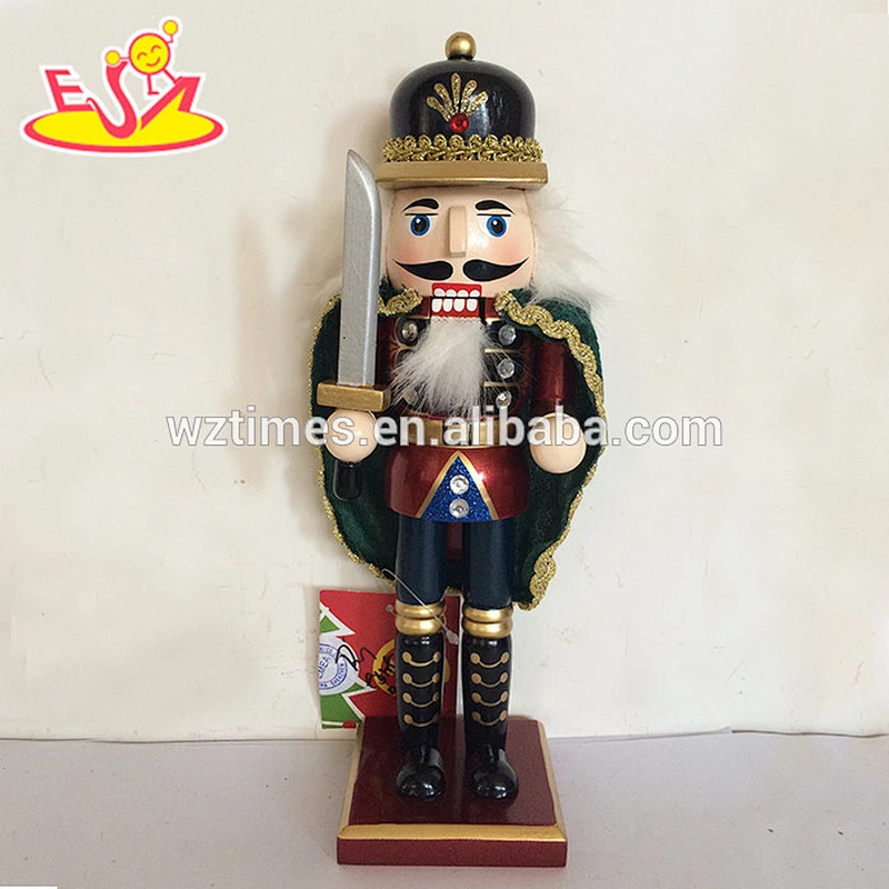 wholesale hottest sale children toy wooden nutcracker W02A060