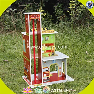 2018 wholesale baby wooden dollhouse top fashion children dollhouse W06A144
