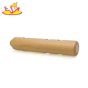 Wholesale educational wooden kids toy flute for preschoolers W07D015