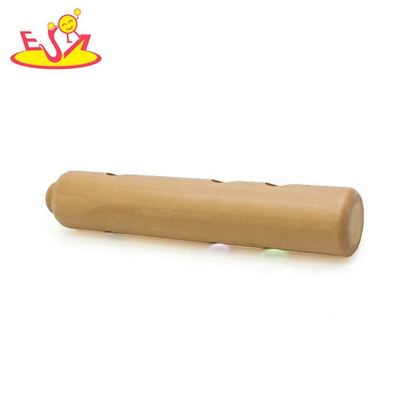 Wholesale educational wooden kids toy flute for preschoolers W07D015