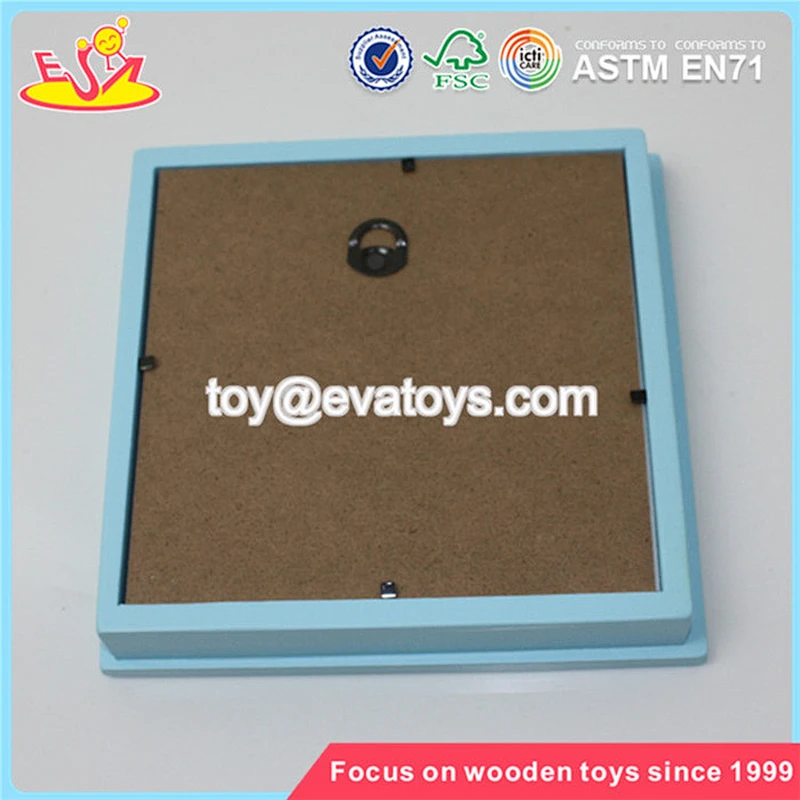 Wholesale fashionable household wooden blue picture frame W09A015