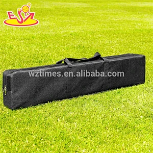 Wholesale outdoor wooden 6-player croquet game for lawn play W01D005