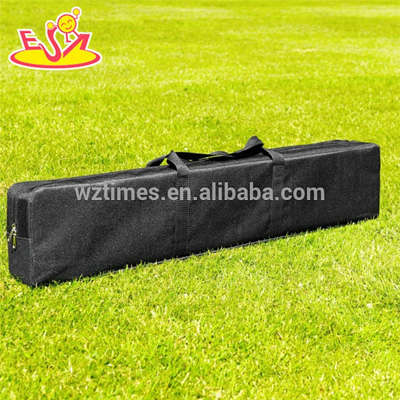 Wholesale outdoor wooden 6-player croquet game for lawn play W01D005