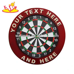 Wholesale indoor sports wooden dartboard box toy for pub entertainment W01A297