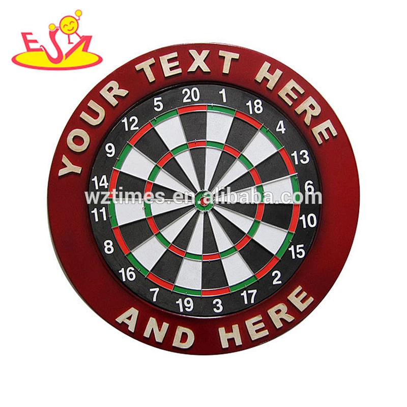 Wholesale indoor sports wooden dartboard box toy for pub entertainment W01A297
