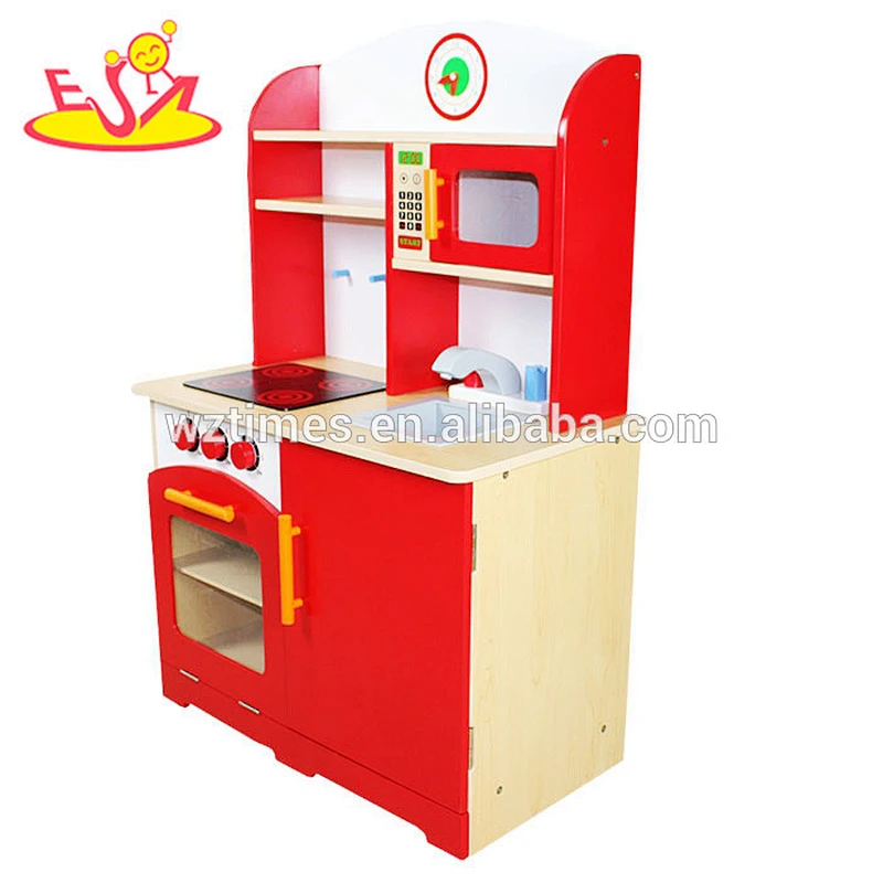 2018 wholesale wooden children kitchen toy new fashion wooden children kitchen toy best wooden children kitchen toy W10C005