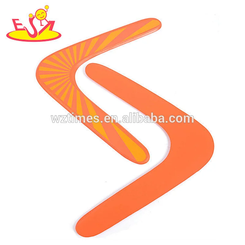 2018 wholesale fashion wooden boomerang toy for kids W01A313