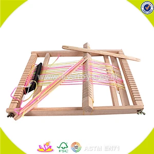 New popular wooden loom toy hot sale children wooden loom toy W10D002