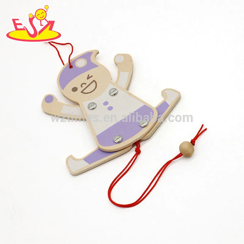 New hottest play string wooden marionette puppet for baby W01A309