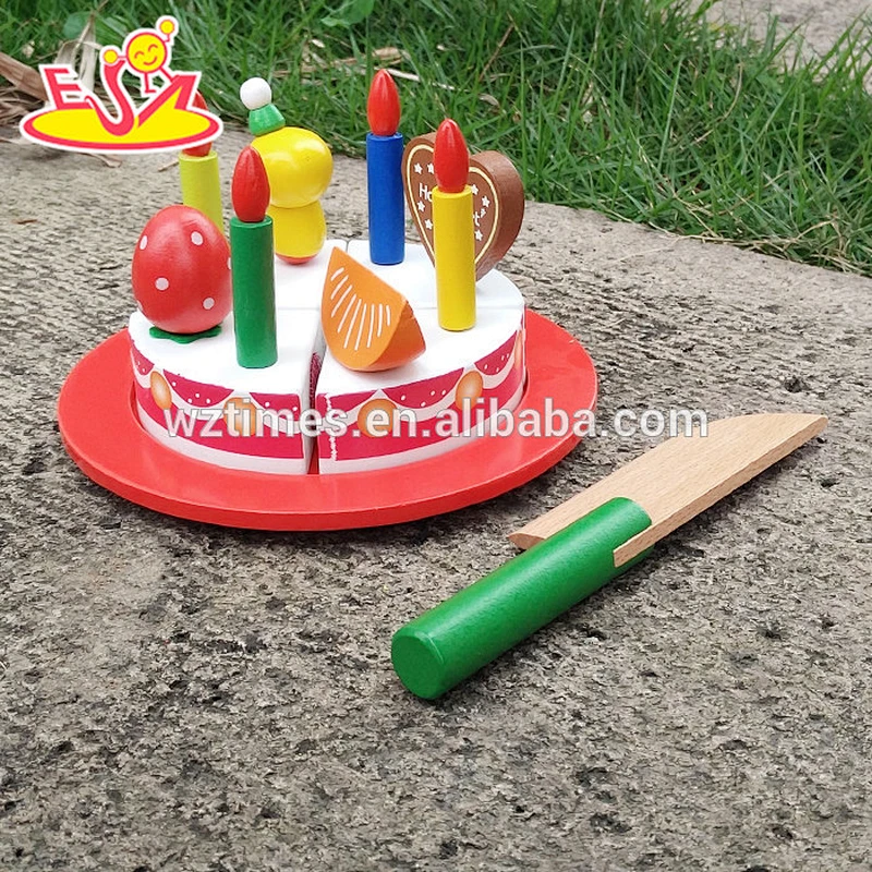 2018 New design wooden fruit cut toy children wooden fruit cut toy baby wooden fruit cut toy W10B176