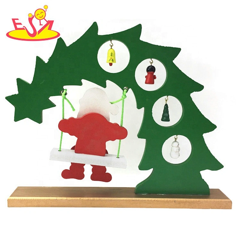 Custom Christmas wooden table decorations for children W09D075