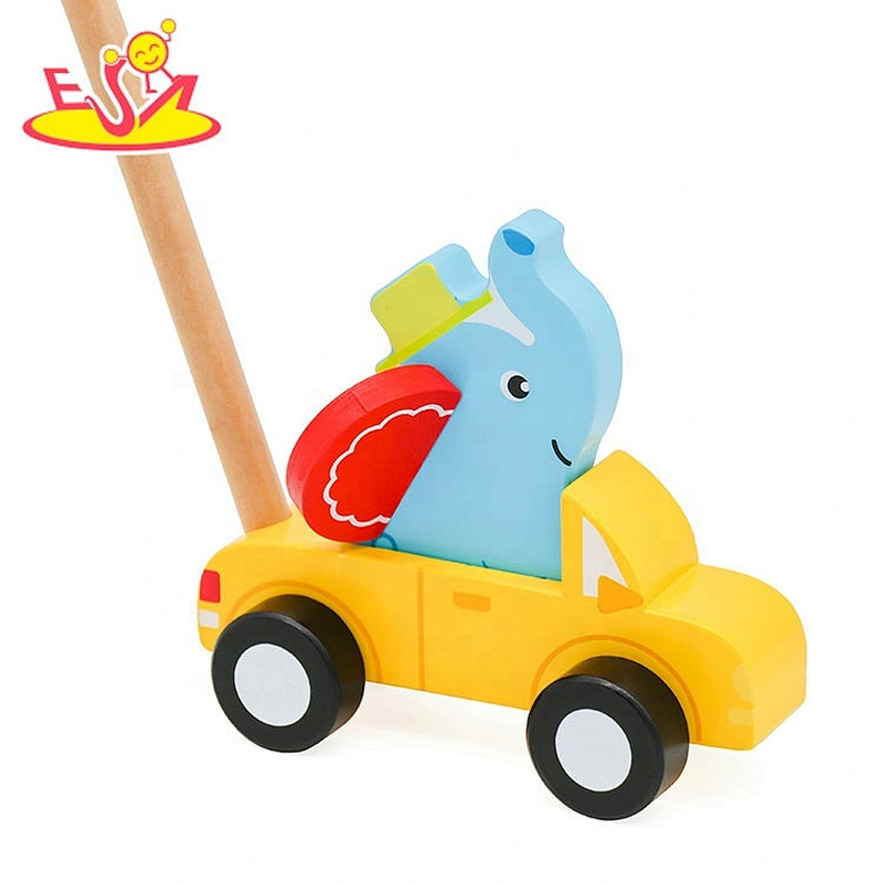 New hottest foldable wooden stand and push toy for baby W05A027
