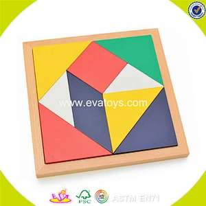 2018 Wholesale classic kids building toys wooden game tetris W14A169