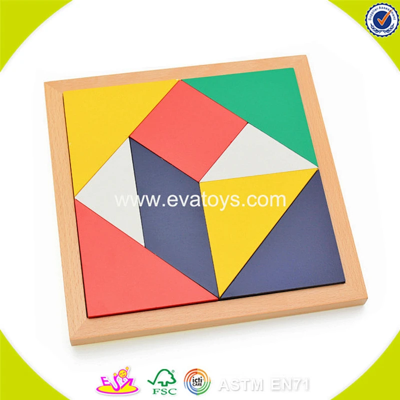 2018 Wholesale classic kids building toys wooden game tetris W14A169