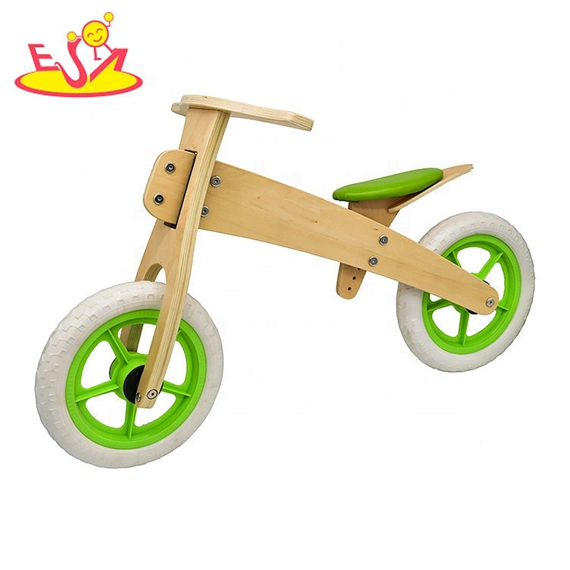 New arrival eco-friendly toddlers wooden bike without pedals W16C285