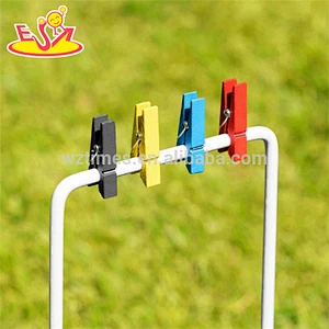 Wholesale outdoor wooden 6-player croquet game for lawn play W01D005