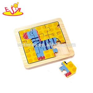 Wholesale brain training wooden kids animal puzzle game cheap baby wooden kids animal puzzle W14C067