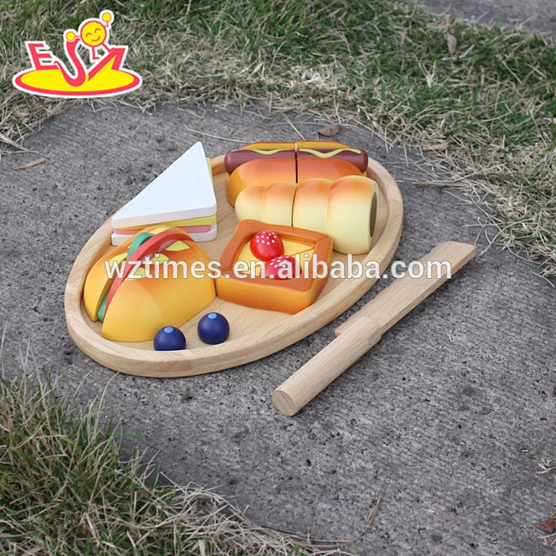2018 wholesale wooden food toys for kids kitchen wooden food toys for kids funny wooden food toys for kids W10B158