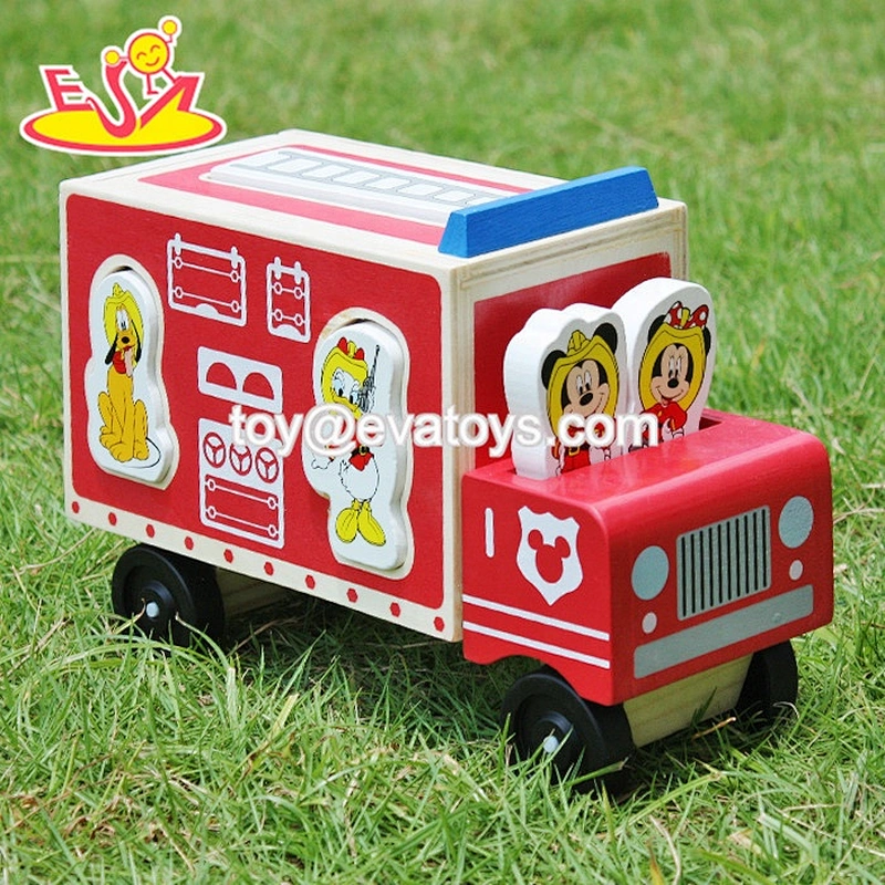 Top sale creative wooden train set with low price W04A068
