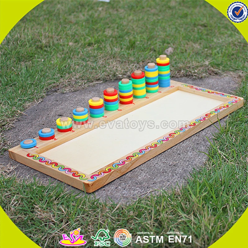 wholesale educational wooden count toy baby math toy top quality wooden count toy to help kids thinking W12E001