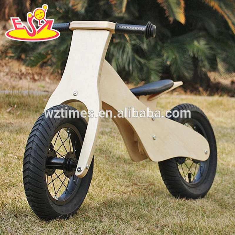 wholesale cheap metal wheel wooden balance bicycle for kids 2-6 years W16C169