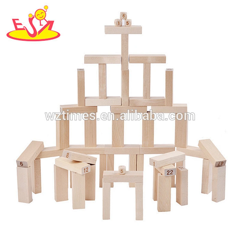 Am besten verkaufender Großhandel 51 Bausteinziegelsteinspielzeug hölzernes pädagogisches Spielbauziegelsteinspielzeug bringen Spaß W13D150