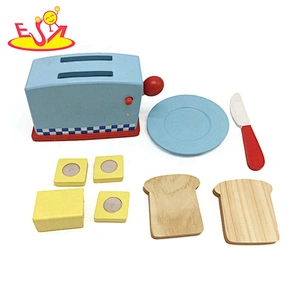 2019 Most popular simulation play toaster wooden cooking toys for kids W10D238