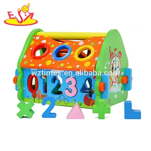 2018 Wholesale colorful multifunctional wooden toys for kids W12D074