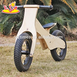wholesale cheap metal wheel wooden balance bicycle for kids 2-6 years W16C169