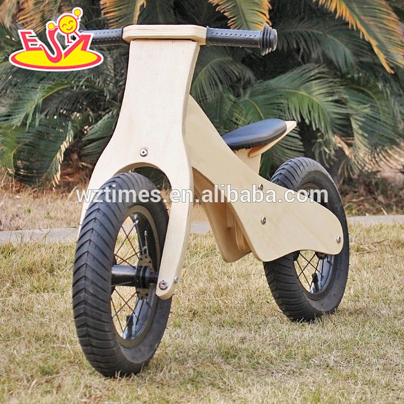 wholesale cheap metal wheel wooden balance bicycle for kids 2-6 years W16C169