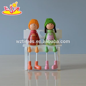 2018 New design wooden cheap craft doll children wooden cheap craft doll baby wooden cheap craft doll W02A151