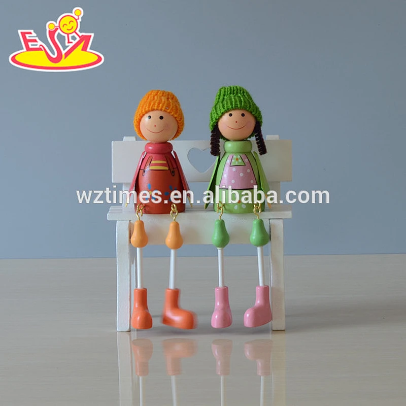 2018 New design wooden cheap craft doll children wooden cheap craft doll baby wooden cheap craft doll W02A151