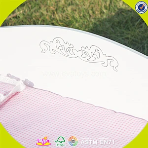 hottest sale girls toy wooden 18 inch doll furniture with cabinet W06E003