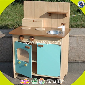 wholesale kids educational wooden mini play kitchen for pretend play W10C176
