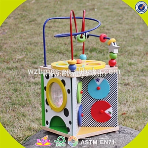 2018 wholesale baby wooden educational games for kids W11B099