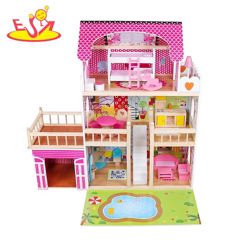 2018 großhandel kinder holzspielzeug puppenhaus schönes baby holzspielzeug puppenhaus beliebte kinder holzspielzeug puppenhaus