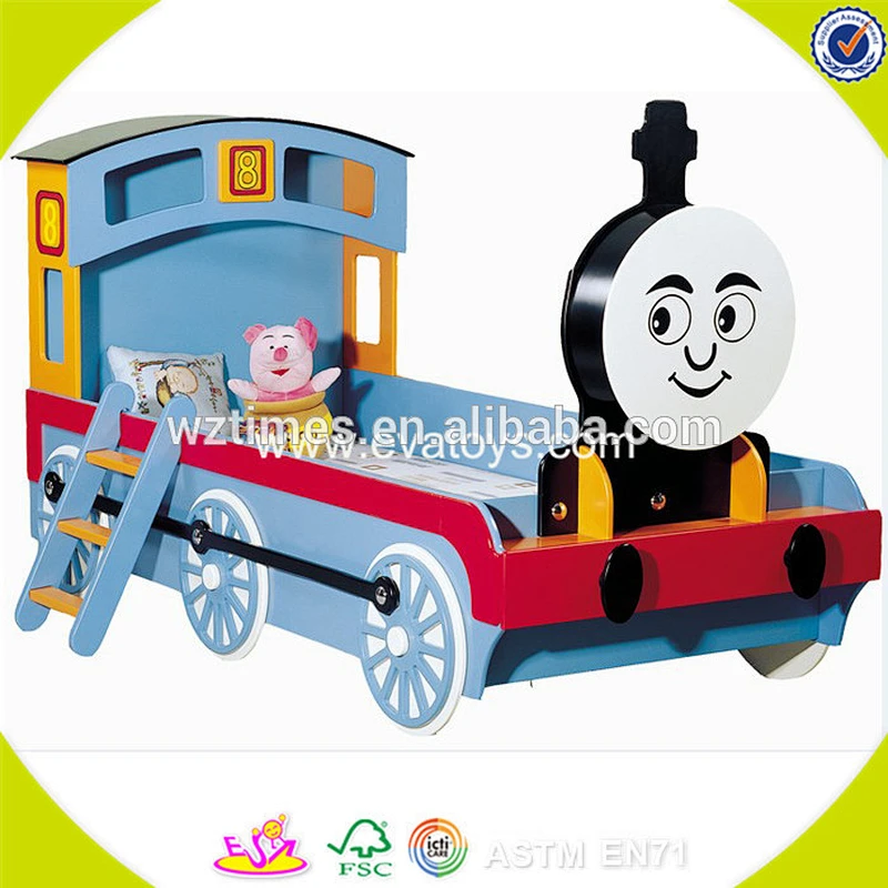 Wholesale high quality wooden car bed household durable car bed for kids W08A086