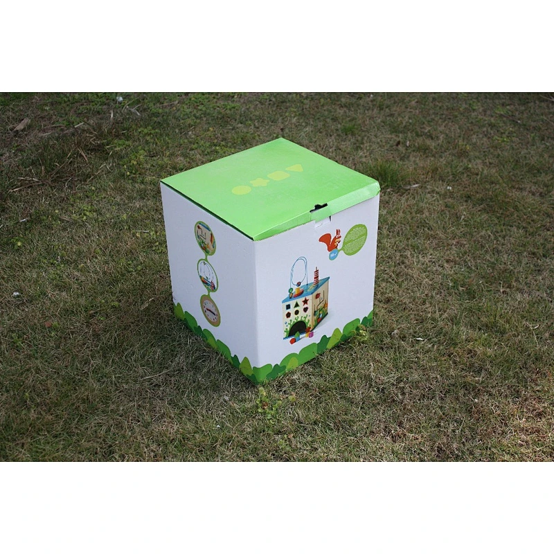 2018 new design 5 in 1 multi-function children wooden bead maze table W11B134
