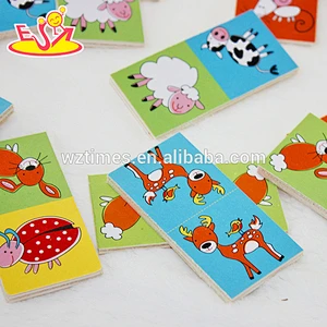 New and popular children wooden domino gift W15A062