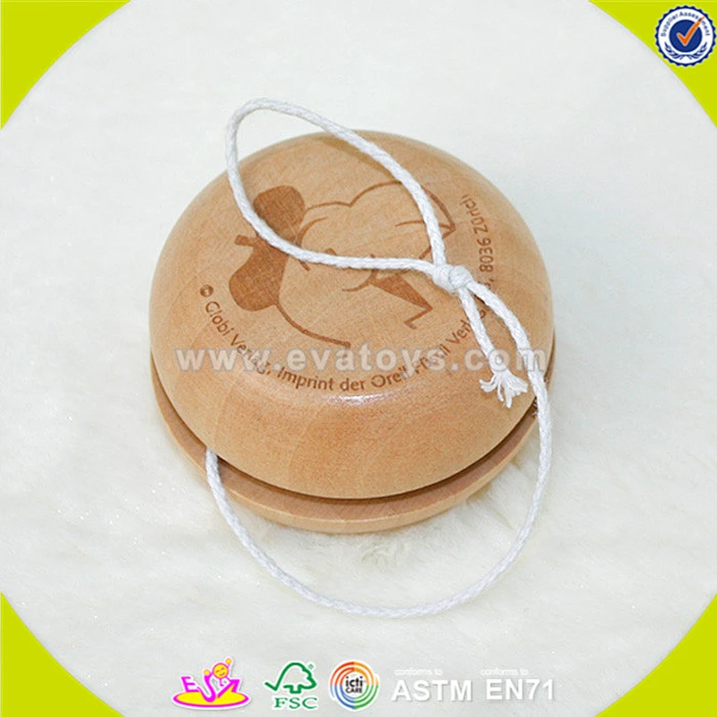 wholesale cheap children wooden toy yo yo W01B012