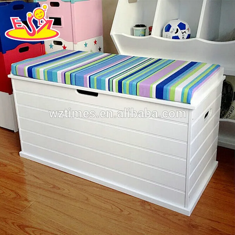 Wholesale most popular wooden children bookshelf with bins for sale W08C247