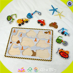 2018 Promotion baby educational wooden puzzle board for sale W14M066